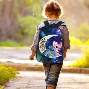 Disney - Stitch & Angel - 'I Love You to the Moon & Back' Large Backpack
